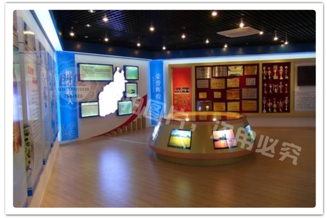 阳春市国税局展厅示装饰设计制作