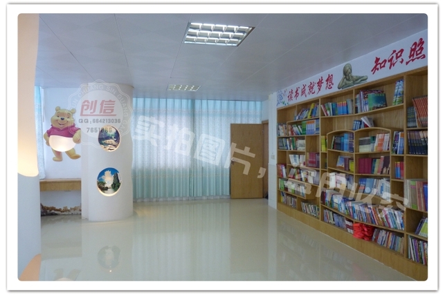 阳春市龙湾社区图书馆设计制作